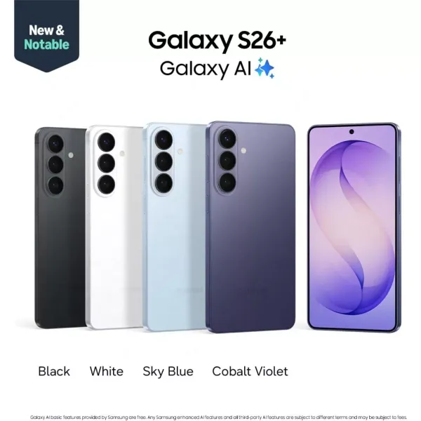 Samsung Galaxy S26+ Unlocked Android Smartphone 512GB Galaxy AI